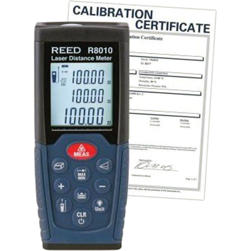 T&eacute;l&eacute;m&egrave;tre laser avec certificat de calibration, 1,92" - 328' (5 cm - 100 m) Gamme de mesure, Num&eacute;rique (&eacute;lectronique) Dufferin Supply