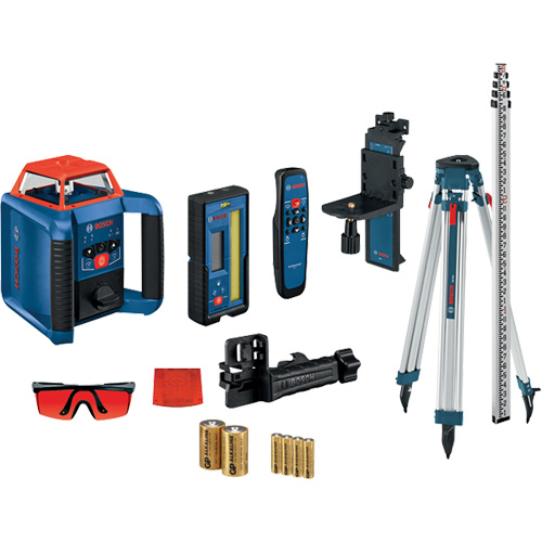 Ensemble laser rotatif horizontal/vertical auto-nivelant Revolve2000, 2000' (609,6 m), 670 N.m Dufferin Supply