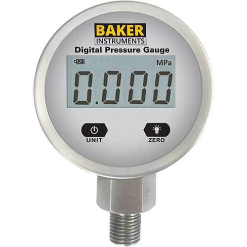 B5000 Series Pressure Gauge, 2-1/2" , 0 - 500 psi, Bottom Mount, Digital Dufferin Supply