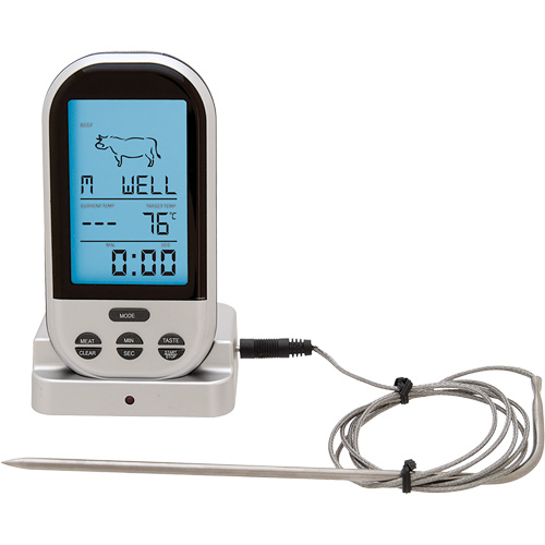 Wireless Meat & Poultry Thermometer, Contact, Digital, 32-482°F (0-250°C) Dufferin Supply