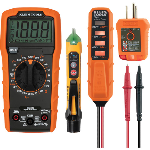 Digital Multimeter Electrical Test Kit Dufferin Supply