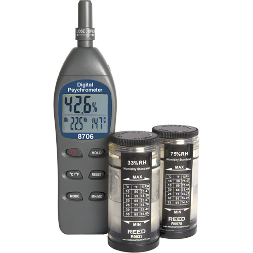 Psychrometer Kit with Calibration Standards Dufferin Supply