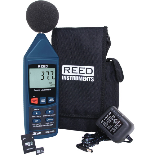 Sound Level Meter Kit, 30 - 130 dB Measuring Range Dufferin Supply