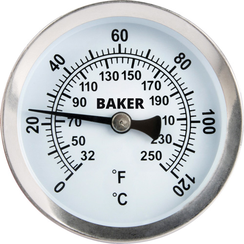 Pipe Surface Thermometer, Non-Contact, Analogue, 32-250°F (0-120°C) Dufferin Supply
