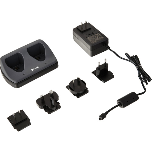 Chargeur de pile &agrave; 2 baies pour les s&eacute;ries T6xx et T1K Dufferin Supply