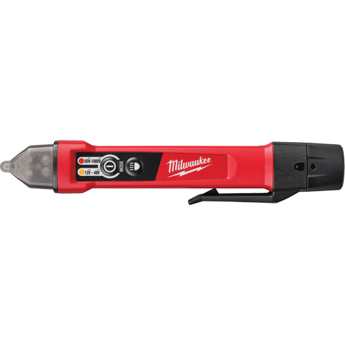 Dual Range Non-Contact Voltage Detector with LED, 12 V - 49 V/50 V - 1000 V, Display & Sound Alert Dufferin Supply