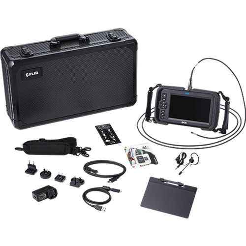 High-Performance Videoscope Kit with Dual HD Camera & Long Camera Probe, 1280" L x 720" W Display, 1024 x 600 pixels, 4.9 mm (0.19") Camera Head Dufferin Supply