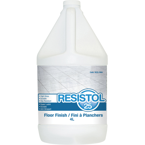 Resistol 25 Floor Finishes, 4 L, Jug Dufferin Supply