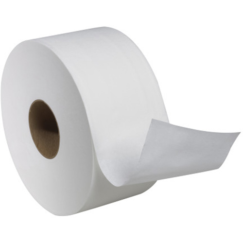 Rouleau de papier hygi&eacute;nique Advanced Soft Mini, Rouleau G&eacute;ant, 2 Pli, Longueur 751', Blanc Dufferin Supply