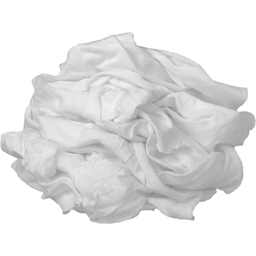 Wiper, Cotton/Polyester, White, 20 lbs. Dufferin Supply