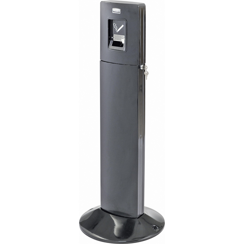 Metropolitan Smokers' Station, Free-Standing, Stainless Steel, 1.6 US gal. Capacity, 42-4/5" Height Dufferin Supply