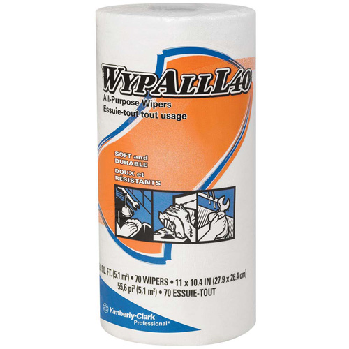 L40 Disposable Towels, All-Purpose, 11" L x 10-1/2"/10-2/5" W Dufferin Supply