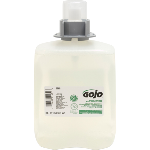Savon pour les mains certifi&eacute; vert FMX-20, Mousse, 2 L, Sans parfum Dufferin Supply