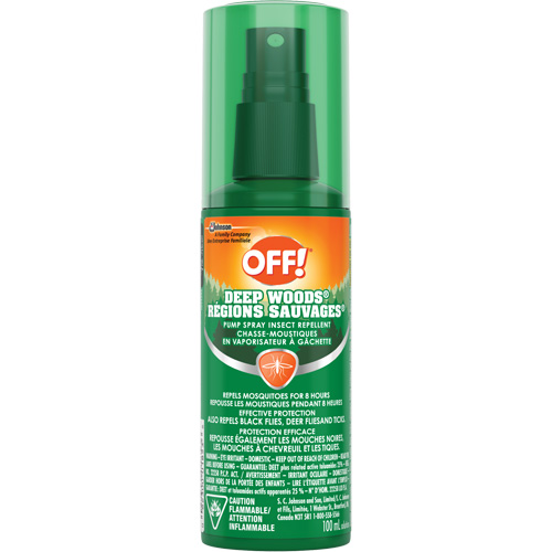 Insectifuge Off! R&eacute;gions sauvages, DEET &agrave; 25 %, Vaporisateur, 100 ml Dufferin Supply