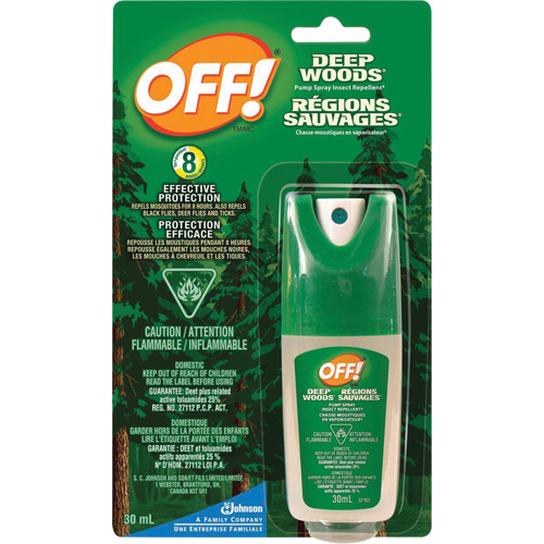 Insectifuge Off! R&eacute;gions sauvages, DEET &agrave; 25 %, Vaporisateur, 30 ml Dufferin Supply
