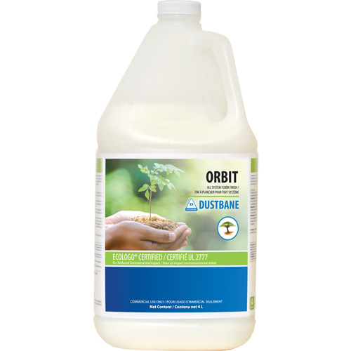 Orbit Floor Finishes, 4 L, Jug Dufferin Supply