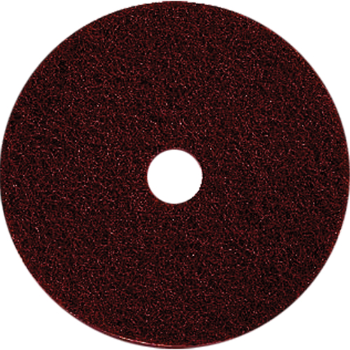 Floor Maintenance Pads, 17", Stripping, Brown Dufferin Supply