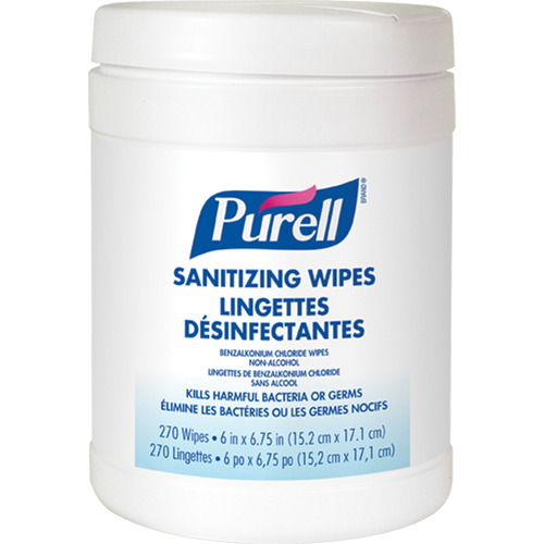 Lingettes antiseptiques pour les mains, Contenant Dufferin Supply