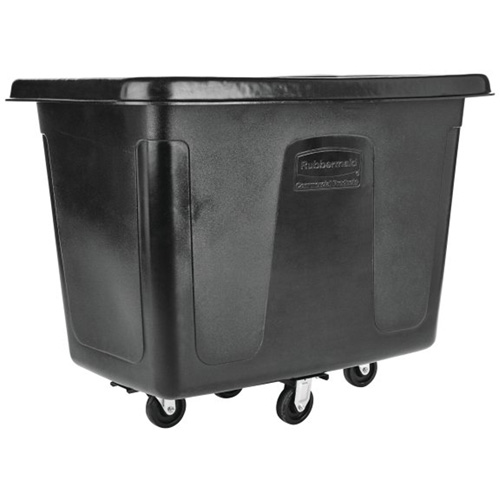 Bulk Cube Truck, Polyethylene, 42-13/16" L x 28" W x 33" H, 12 cu.ft. Volume, 400 lbs. Capacity Dufferin Supply
