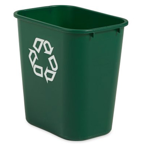 Corbeille moyenne pour le recyclage, De bureau, Plastique, 28 pintes US Dufferin Supply