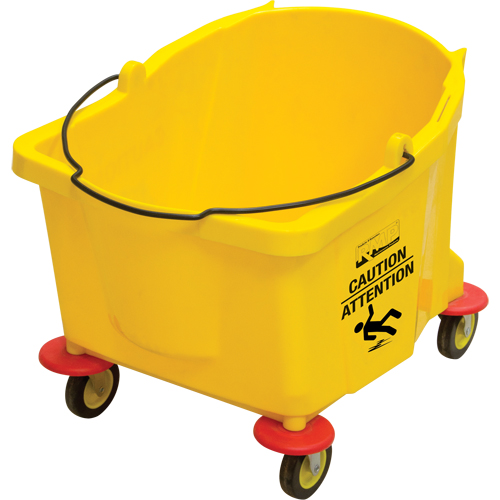 Mop Bucket, 9.5 US Gal. (38 qt.) Capacity, Yellow Dufferin Supply