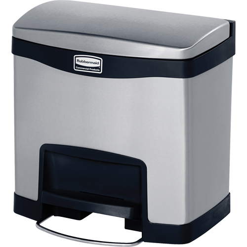 Slim Jim&reg; Waste Container, Stainless Steel, 4 US gal. Capacity Dufferin Supply