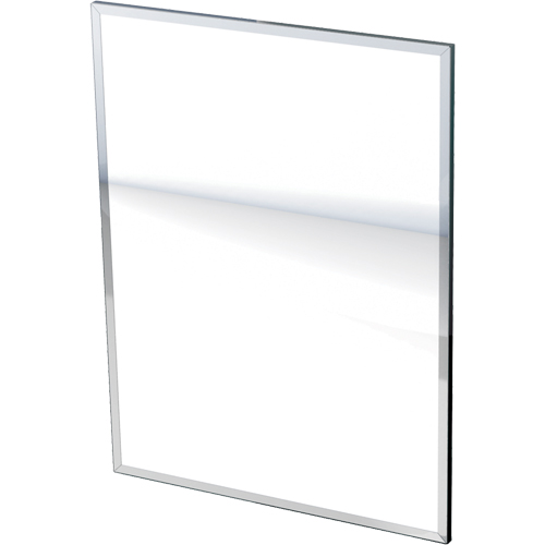 Stock Series Mirror, Flat Frame, 18" L x 30" W Dufferin Supply
