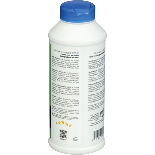Nettoyant pour les mains biod&eacute;gradable, Poudre, 0,406 lb, Bouteille, Parfum&eacute; Dufferin Supply