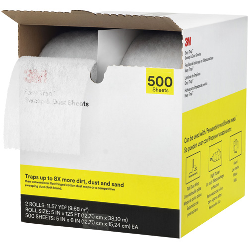 Easy Trap Dusters, Microfibre, White Dufferin Supply