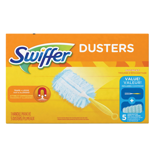 Duster Kit, Slip On Style, Microfibre, 5" L x 3-1/2" W Dufferin Supply