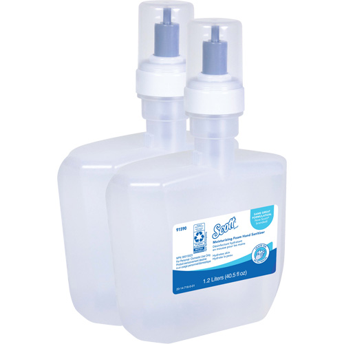 Scott&reg; Pro Moisturizing Foam Hand Sanitizer, 1200 ml, Cartridge Refill, 62% Alcohol Dufferin Supply