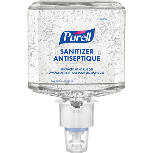 ES6 Advanced Hand Sanitizer Gel, 1200 ml, Cartridge Refill, 70% Alcohol Dufferin Supply