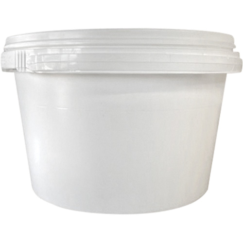 Seau avec couvercle, Plastique, 1,03 gal. Dufferin Supply