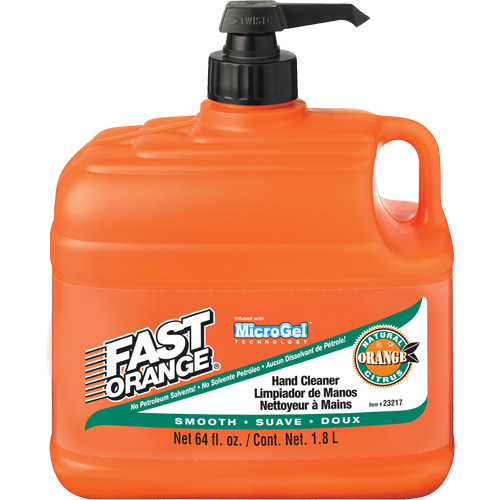 Hand Cleaner, Lotion, 1.89 L, Pump Bottle, Orange Dufferin Supply