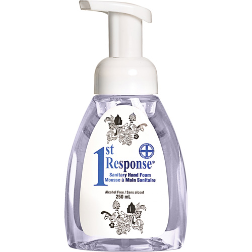 Mousse nettoyante pour les mains 1st Response, Liquide, 250 ml, Bouteille &agrave; pompe, Sans parfum Dufferin Supply
