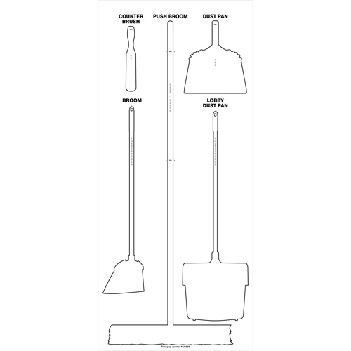 Tableau silhouett&eacute; sec Ultra Aluma-Lite (Anglais seulement) Dufferin Supply