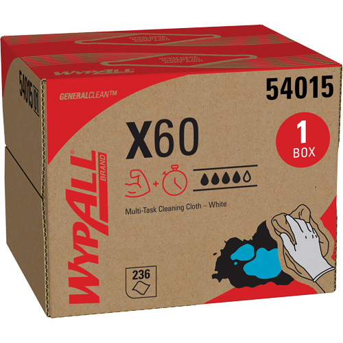 X60 Wipers, All-Purpose, 16-3/4" L x 11" W Dufferin Supply