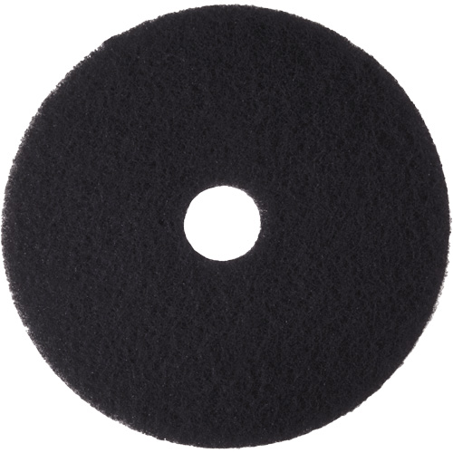 Tampon haute productivit&eacute; pour d&eacute;caper les planchers, 16", D&eacute;capant, Noir Dufferin Supply