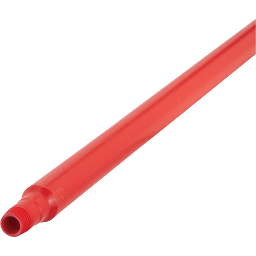 Ultra Hygiene Handle, Broom/Scraper/Squeegee, Red, Ergonomic, 59" L Dufferin Supply