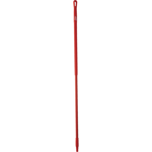 Handle, Broom/Scraper/Squeegee, Red, Ergonomic, 59" L Dufferin Supply
