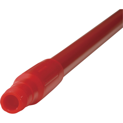 Handle, Broom/Scraper/Squeegee, Red, Ergonomic, 59" L Dufferin Supply