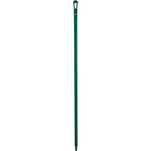 Ultra Hygiene Handle, Broom/Scraper/Squeegee, Green, Ergonomic, 59" L Dufferin Supply
