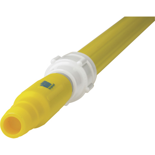 Deck Scrub Handle, Brush/Pad Holder, Yellow, Telescopic, 62"-113" L Dufferin Supply