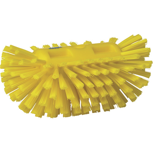 Tank Brush, Stiff Bristles, 8-1/4" Long, Yellow Dufferin Supply