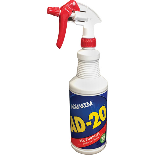 Nettoyant & d&eacute;graissant AD-20, Bouteille &agrave; g&acirc;chette Dufferin Supply