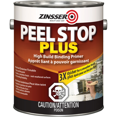 Couche primaire avec liant Plus High Build Peel Stop, 3,78 L, Gallon, Blanc Dufferin Supply