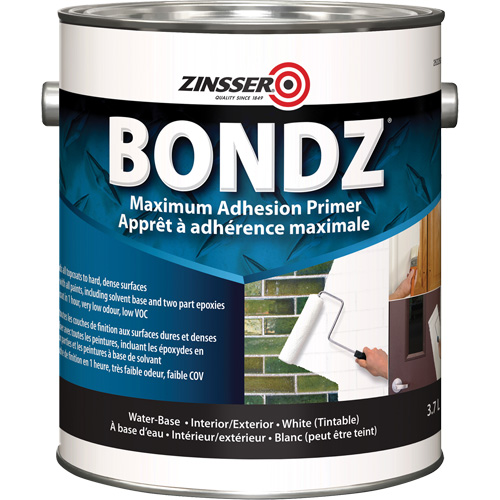Bondz&reg; Maximum Adhesion Primer, 3.78 L, Gallon, White Dufferin Supply