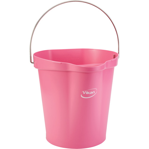 Seau pour l'hygi&egrave;ne des aliments, Rose, 3 gal. US Dufferin Supply