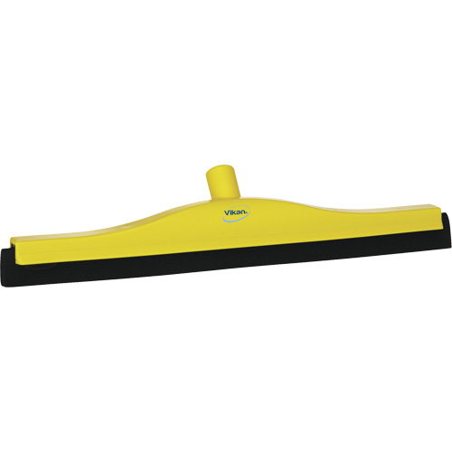 Raclette &agrave; t&ecirc;te fixe pour l'hygi&egrave;ne alimentaire, 20", Jaune Dufferin Supply