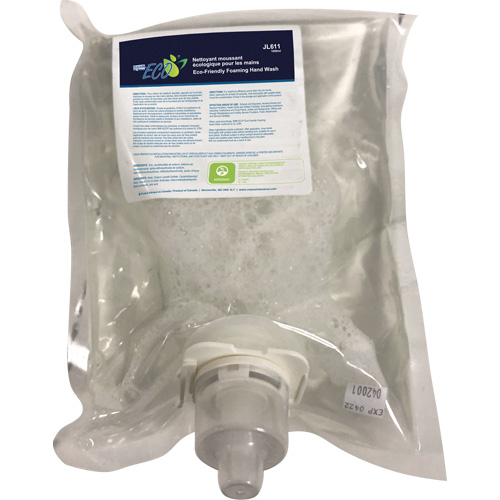 Eco-Friendly Hand Soap, Foam, 1 L, Unscented Dufferin Supply